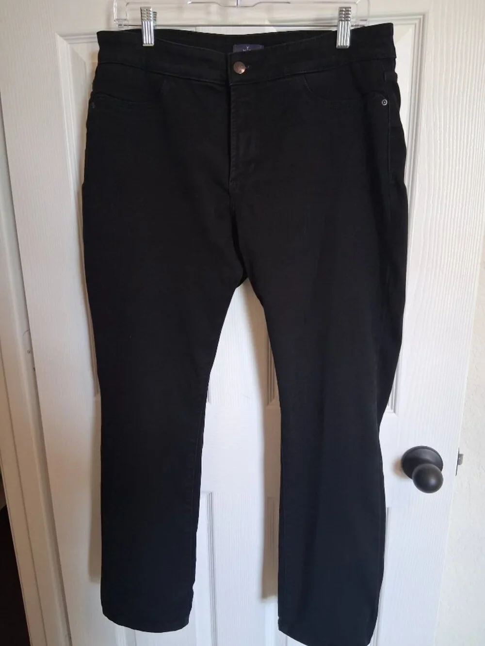 NYDJ | Black High Rise Lift Tuck Jeans | Size 12P